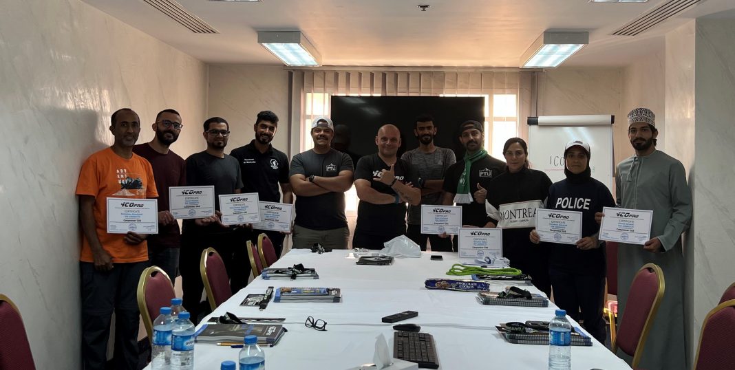The course was perfectly organized by FTU Adventure in OMAN : ICOpro Training Center from Kuwait