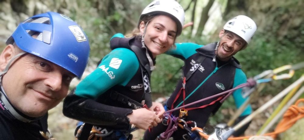 canyoning training course greece